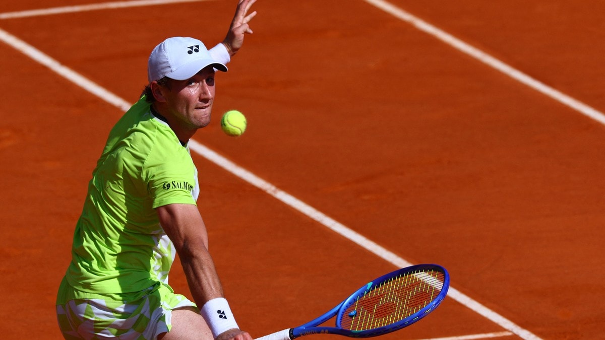 Suveren seier til Ruud mot frustrert franskmann