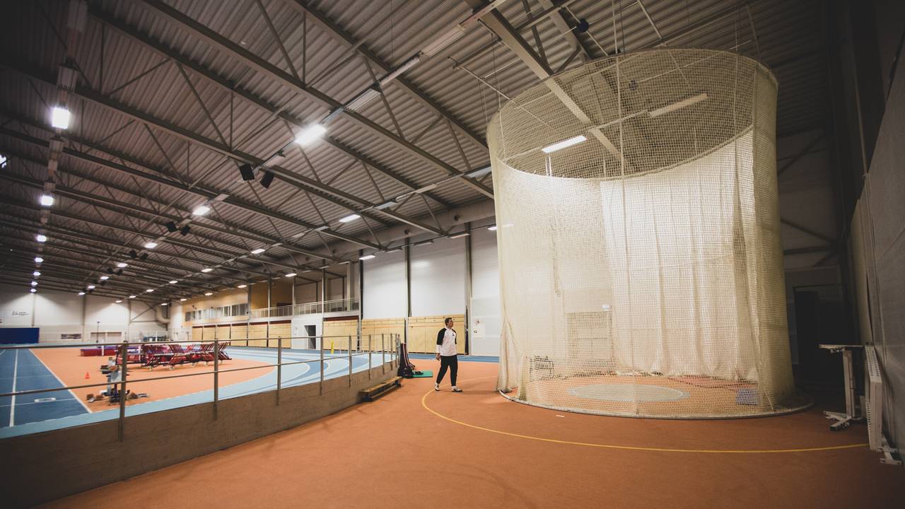 Sven Martin Skagestad i hallen