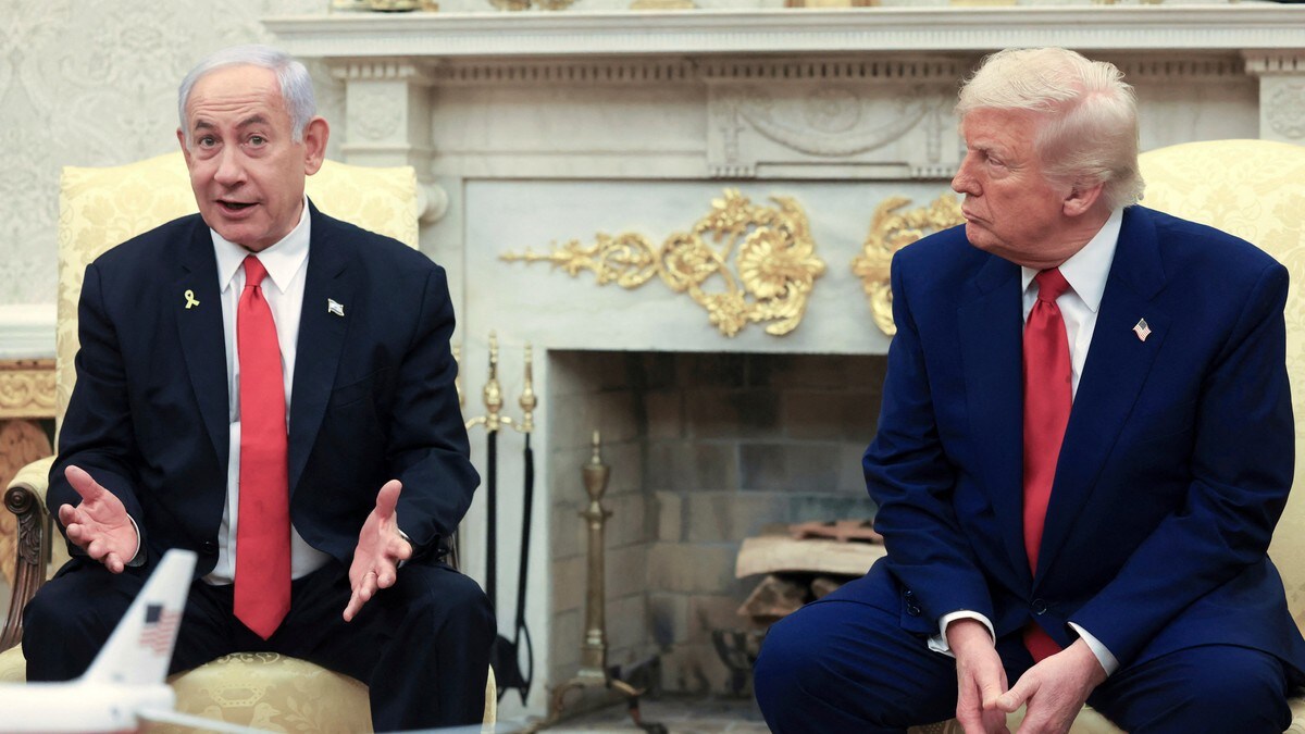 Trump mener korrupsjonsrettssaken mot Netanyahu må avlyses