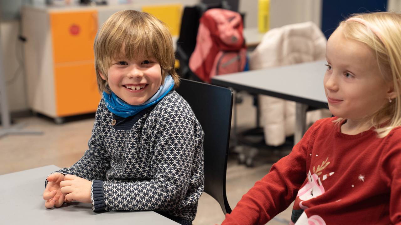 Elever ved Brundalen skole