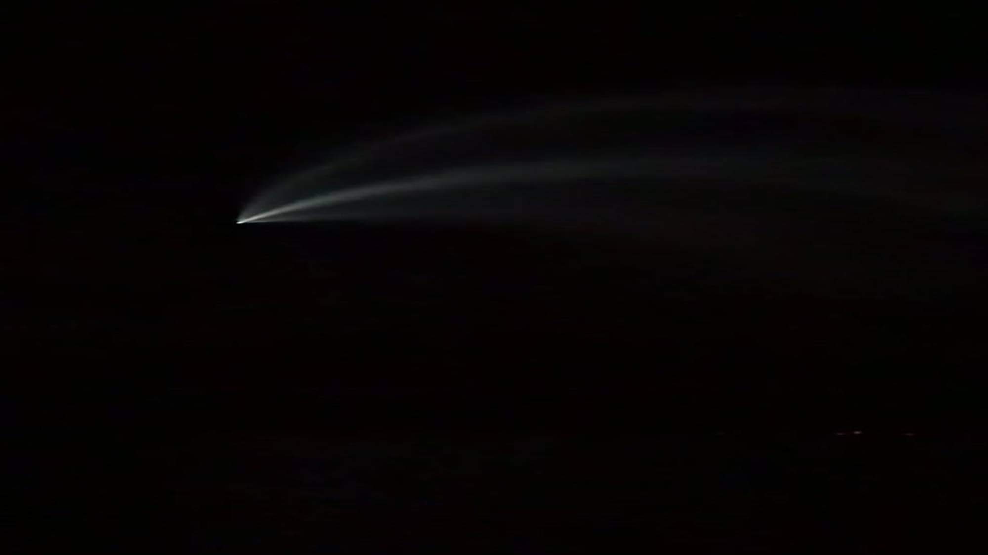 Bilde av lysfenomen. Tatt i Kristiansund