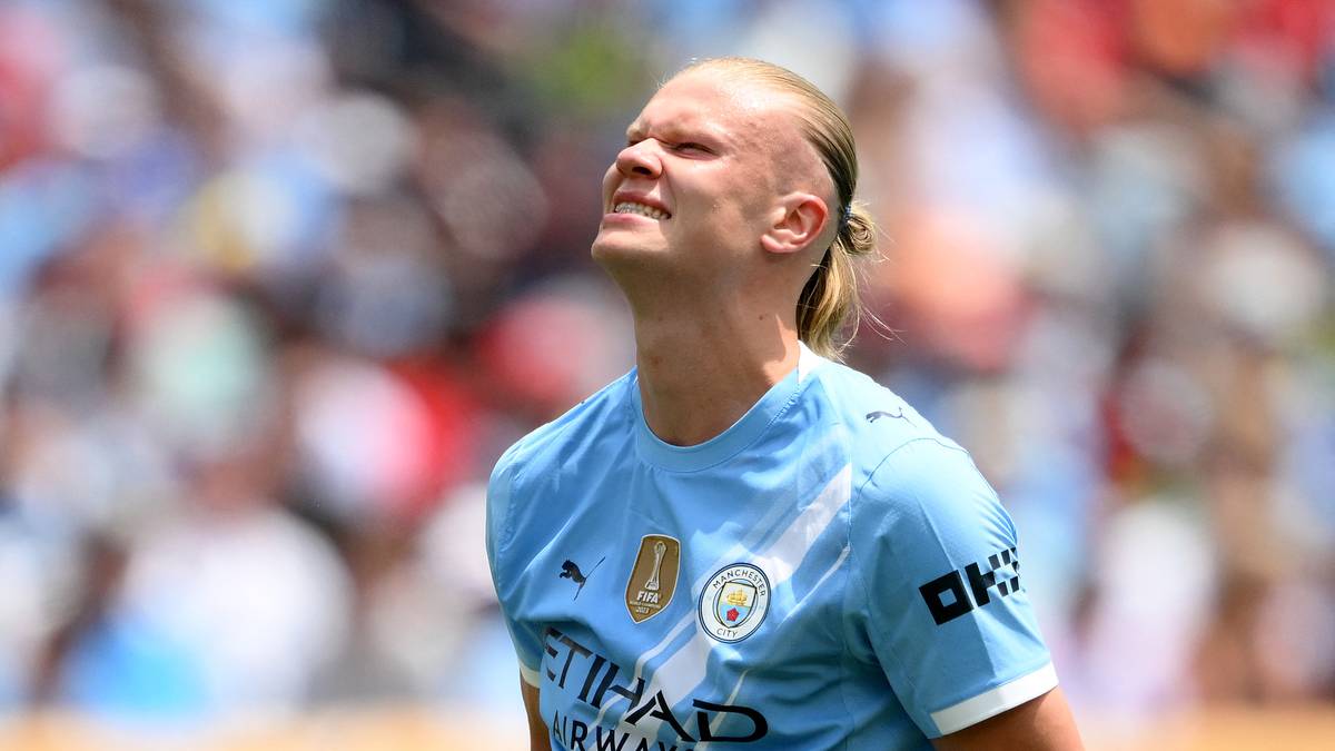 Haaland misset stor sjanse i City-seier