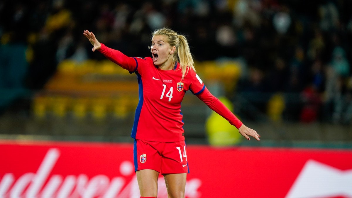 Ada Hegeberg fra start mot Albania