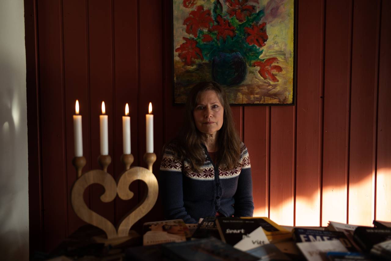 Debora Atwood flykter fra stråling.