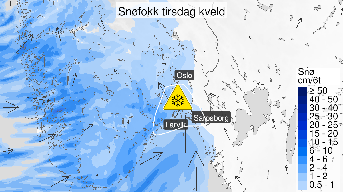 Gult Farevarsel For Østlandet Nrk Vestfold Og Telemark Lokale