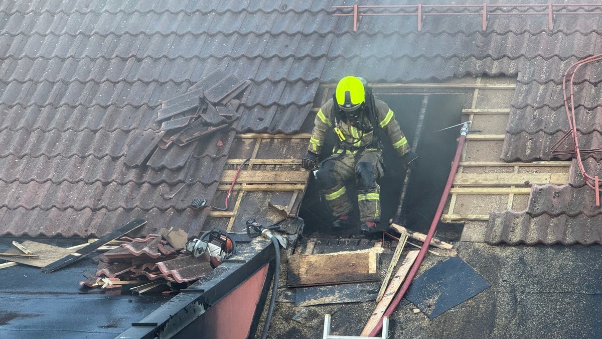 Brann på skole i Arendal