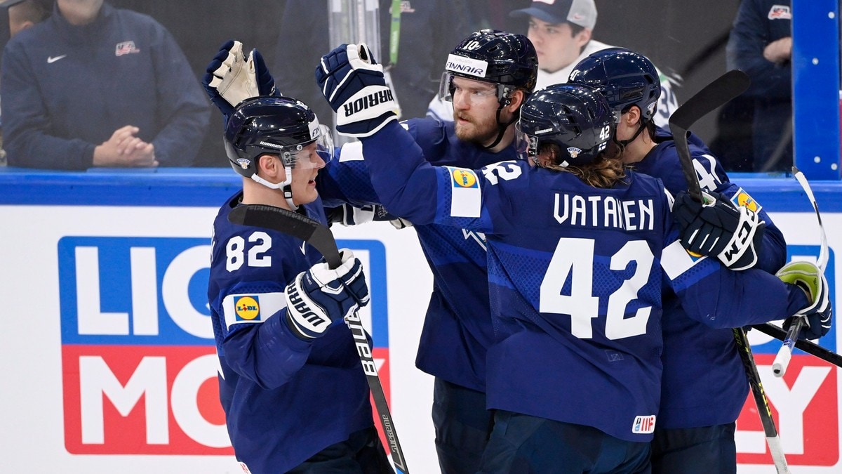 Finland finaleklar etter thrilleroppgjør mot USA i ishockey-VM