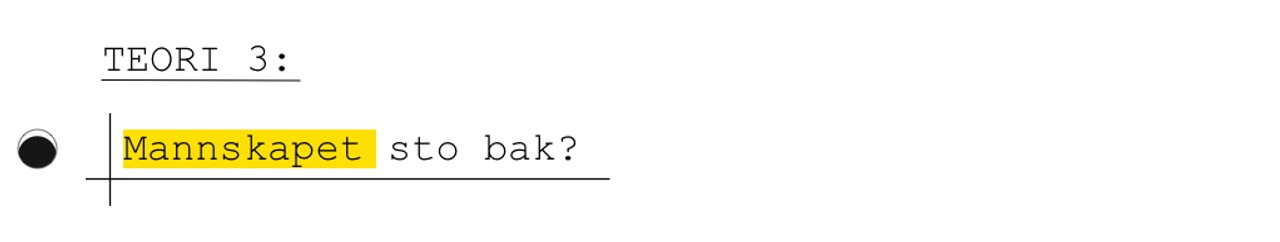 Teori3: Mannskapet sto bak