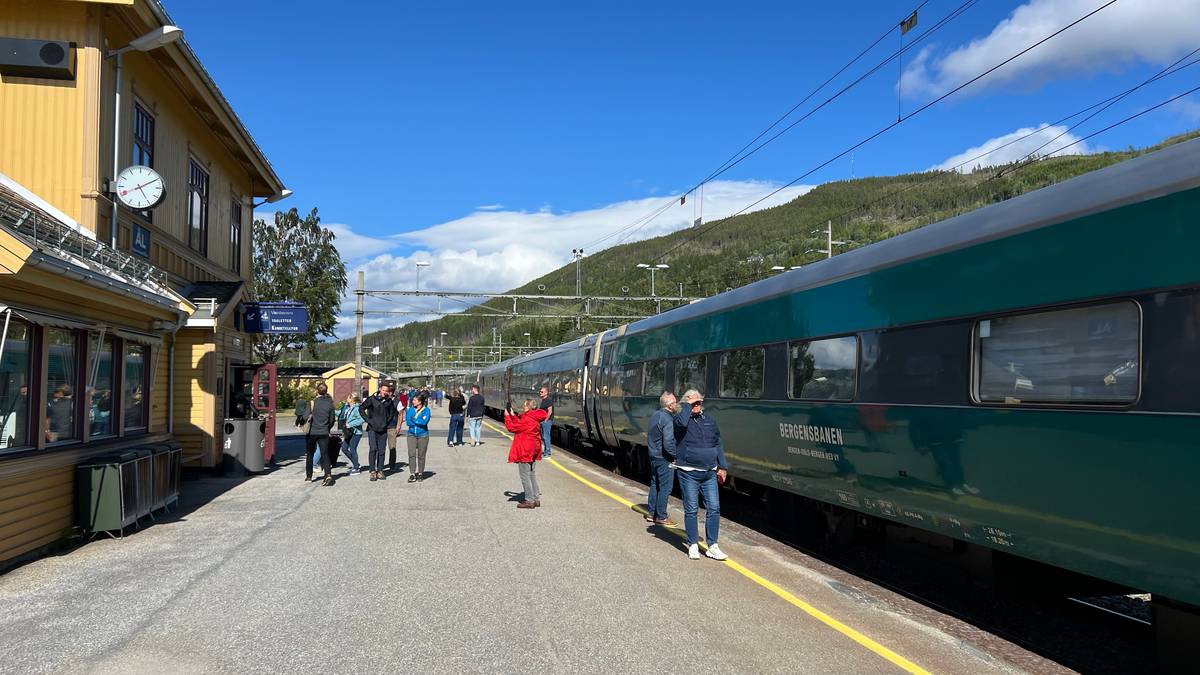 Veltet tre stanser togtrafikk på Bergensbanen: – Blåser kraftig