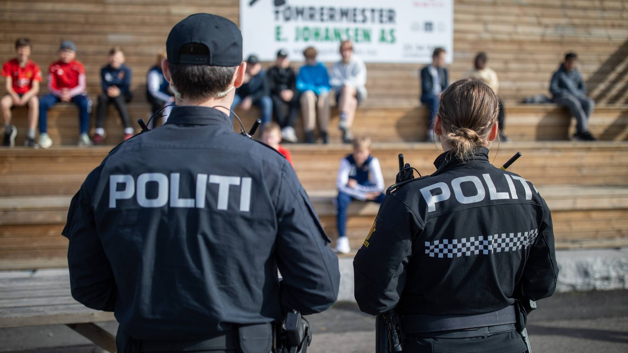 Politi og barn