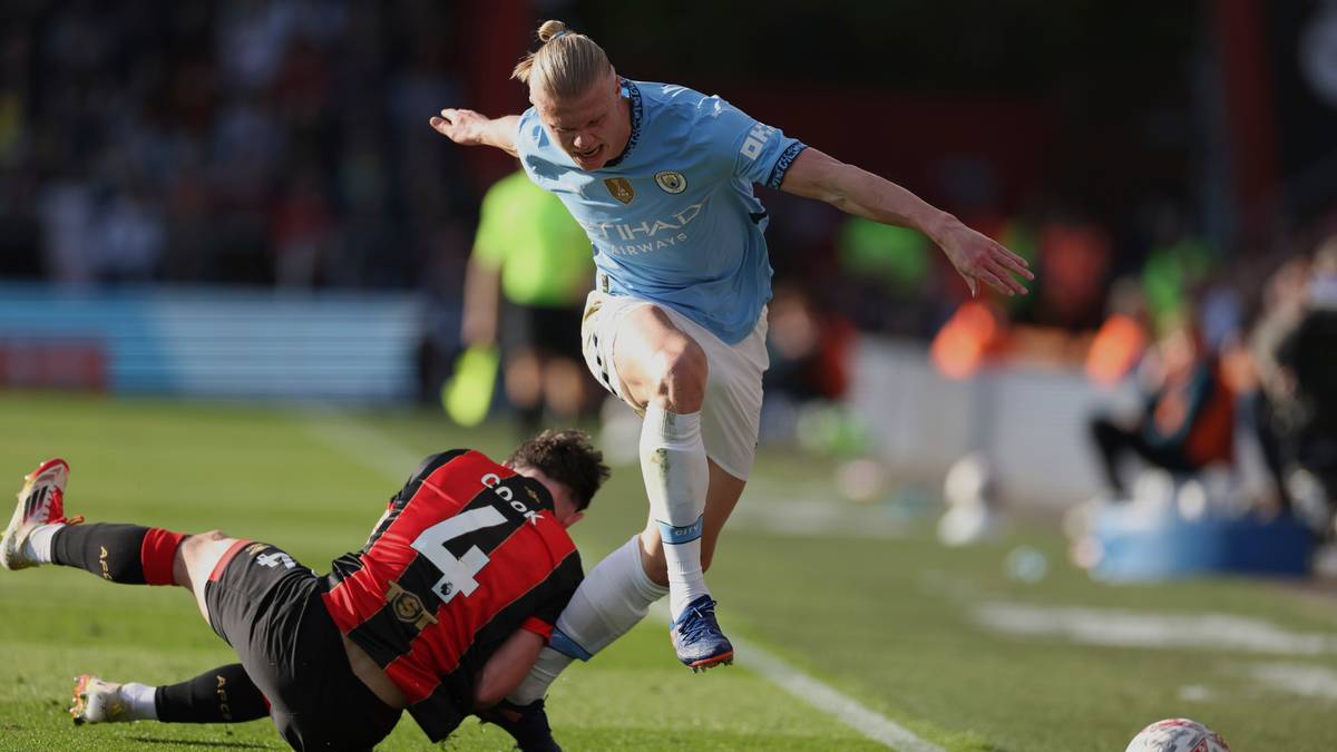 Haaland tilbake på benken for Manchester City
