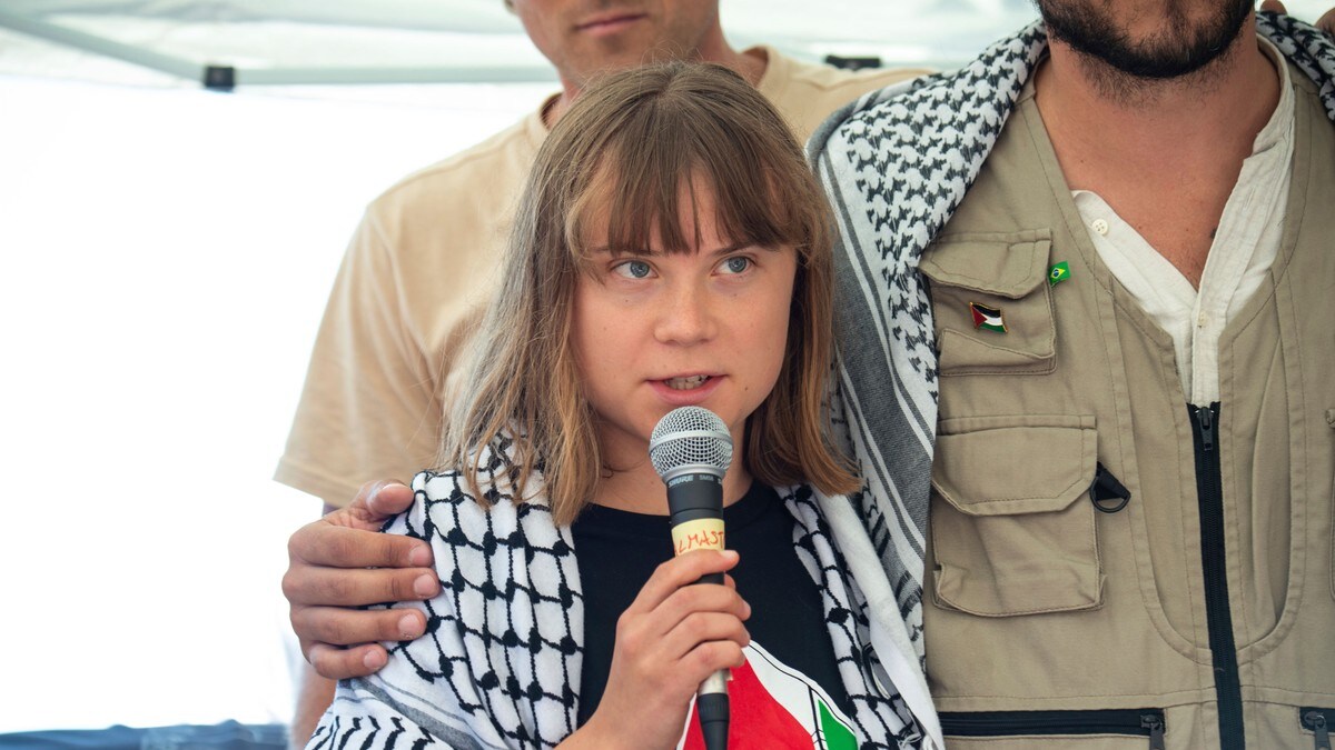 Thunberg på vei hjem – nektet å se skrekkfilm