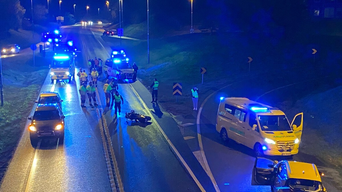 MC-fører døde i ulykke i Sandnes