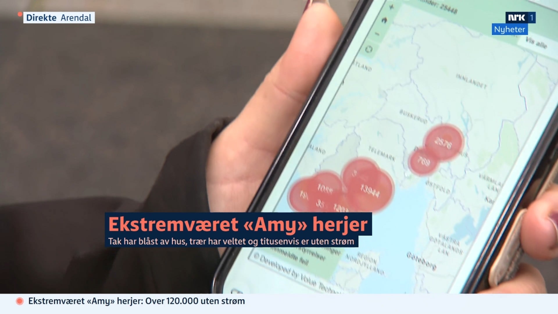 23.000 uten strøm: – Montørene jobber på spreng