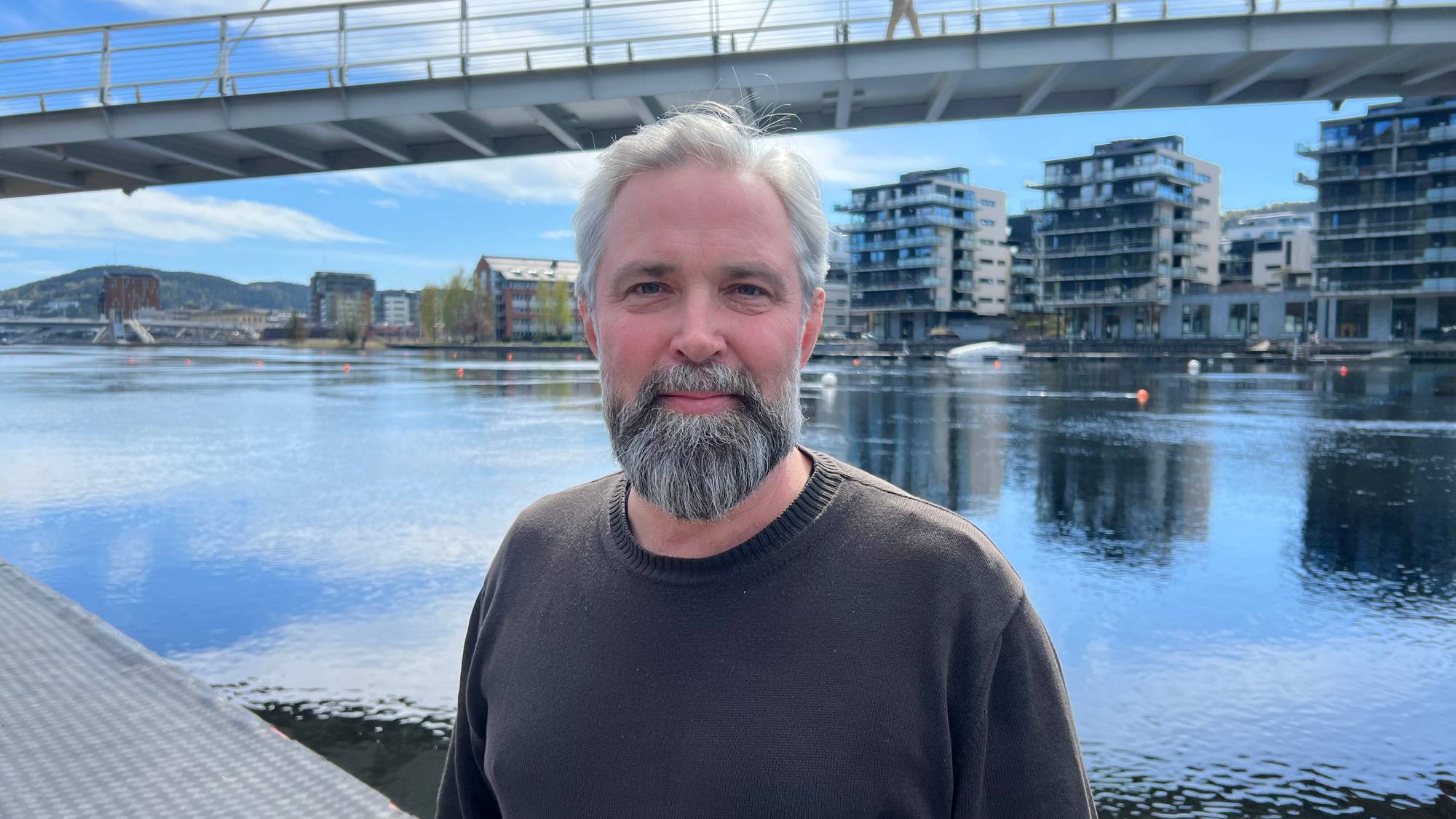 Espen Bergeli, styreleder i Drammen Roklubb