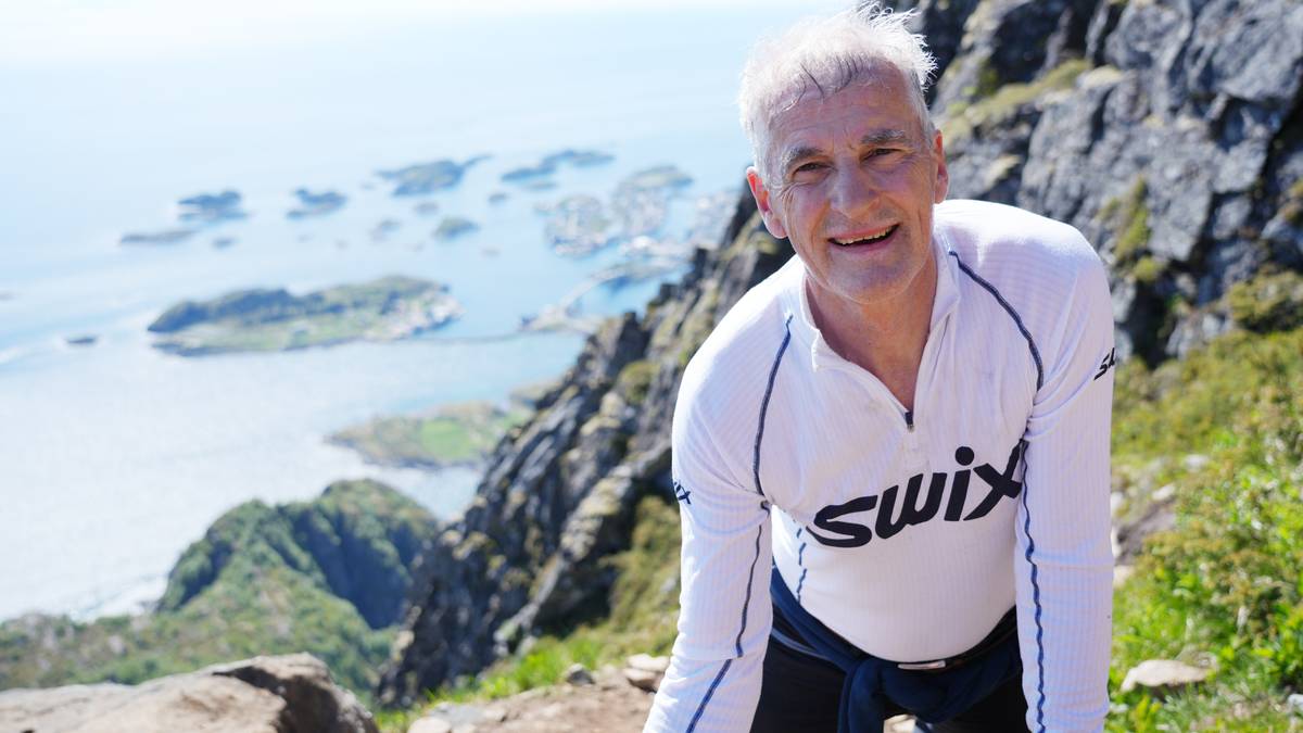 Støre på slitt fjelltopp i Lofoten – støtter ny skatt for å redde naturen