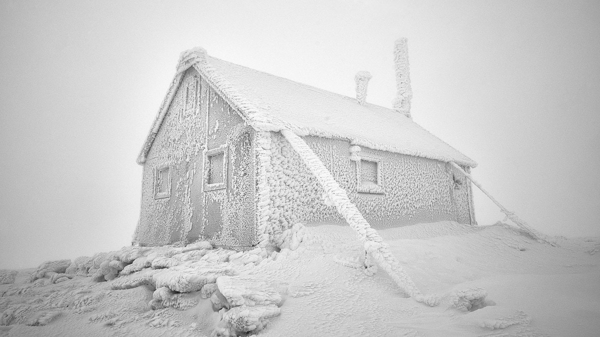 Hytte på Nordenskiöldfjellet