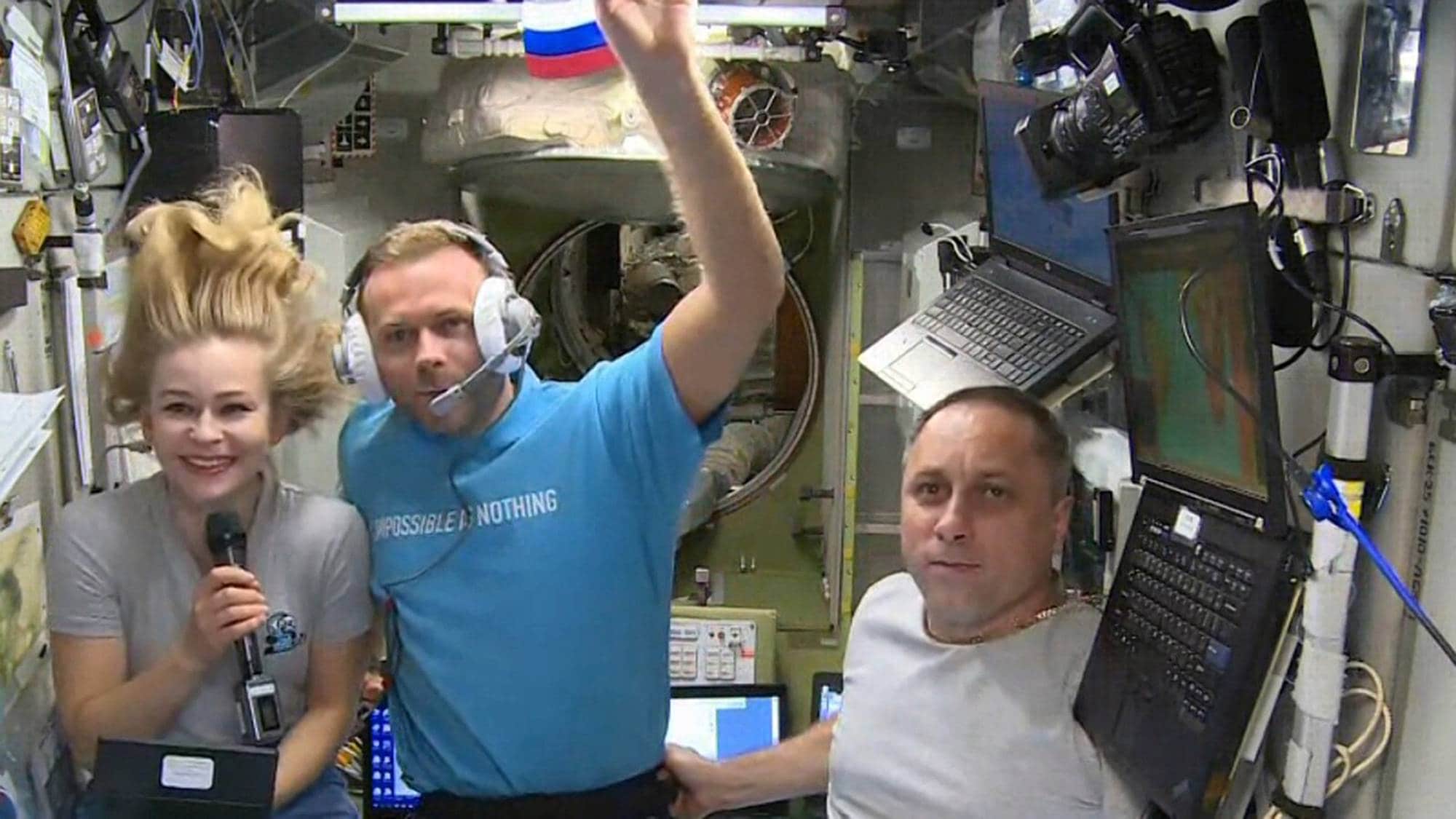 Правда ли что космонавты в космосе. Полет Юлии Пересильд и Клима Шипенко в космос.