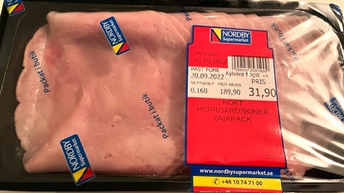 Nordby Supermarket tilbakekaller kokt skinke