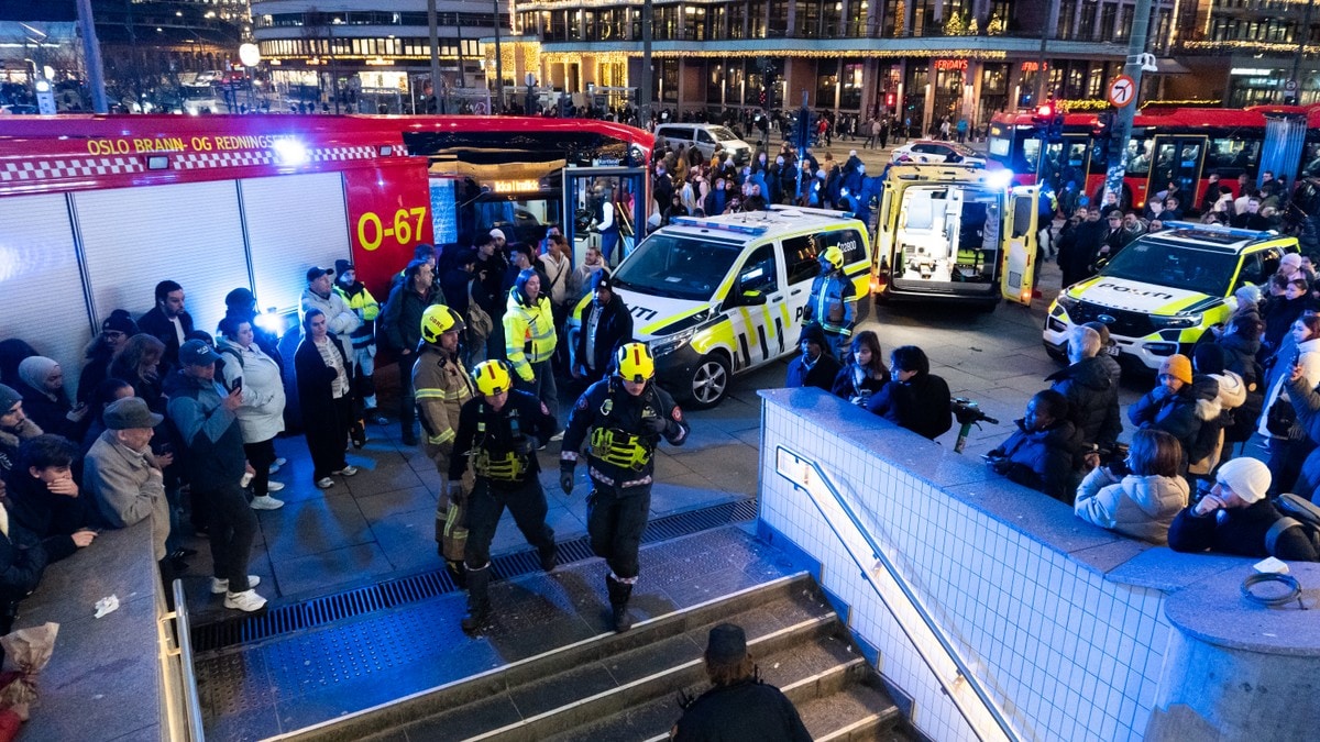 Person påkjørt av T-banen: Jernbanetorget stengt