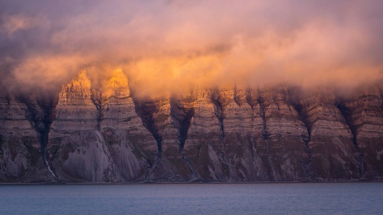 Fjell på Svalbard