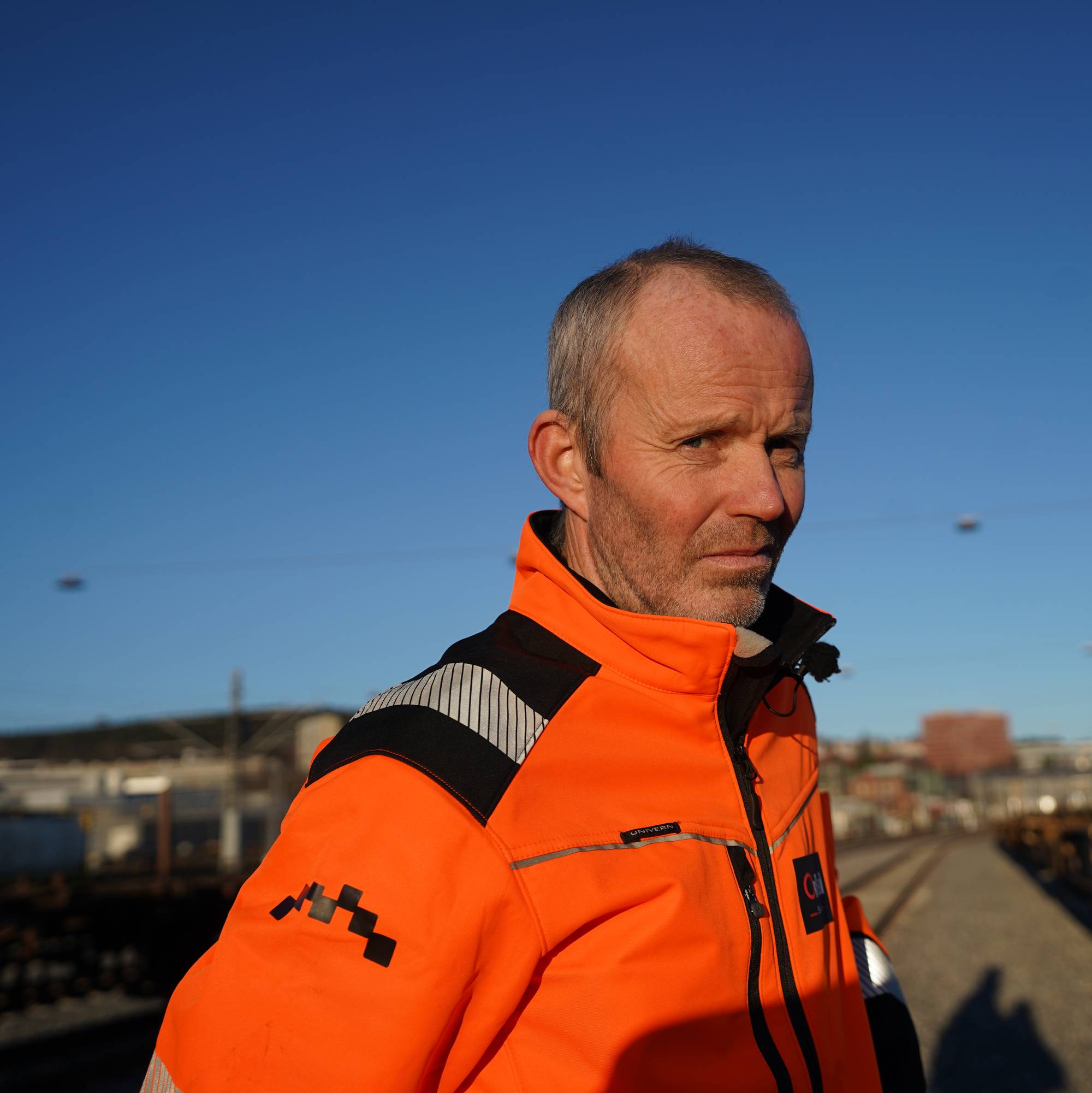 Henning Aandal, gründer og dagleg leiar i togselskapet Onrail AS på godsterminalen på Alnabru i Oslo. 