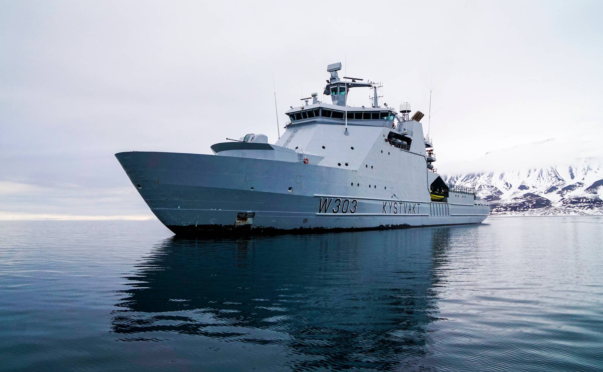 KV Svalbard på Svalbard