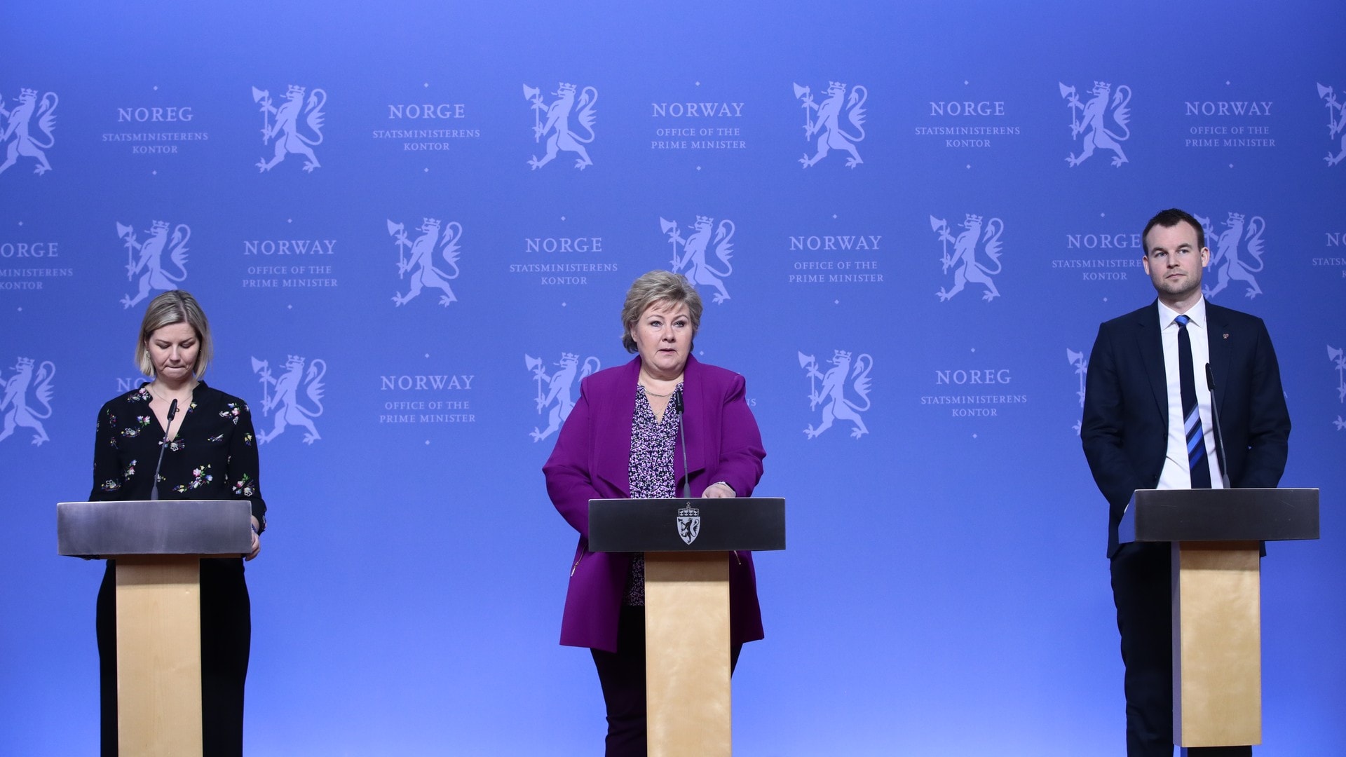 Erna Solberg på pressekonferanse for barn: - Det er ...