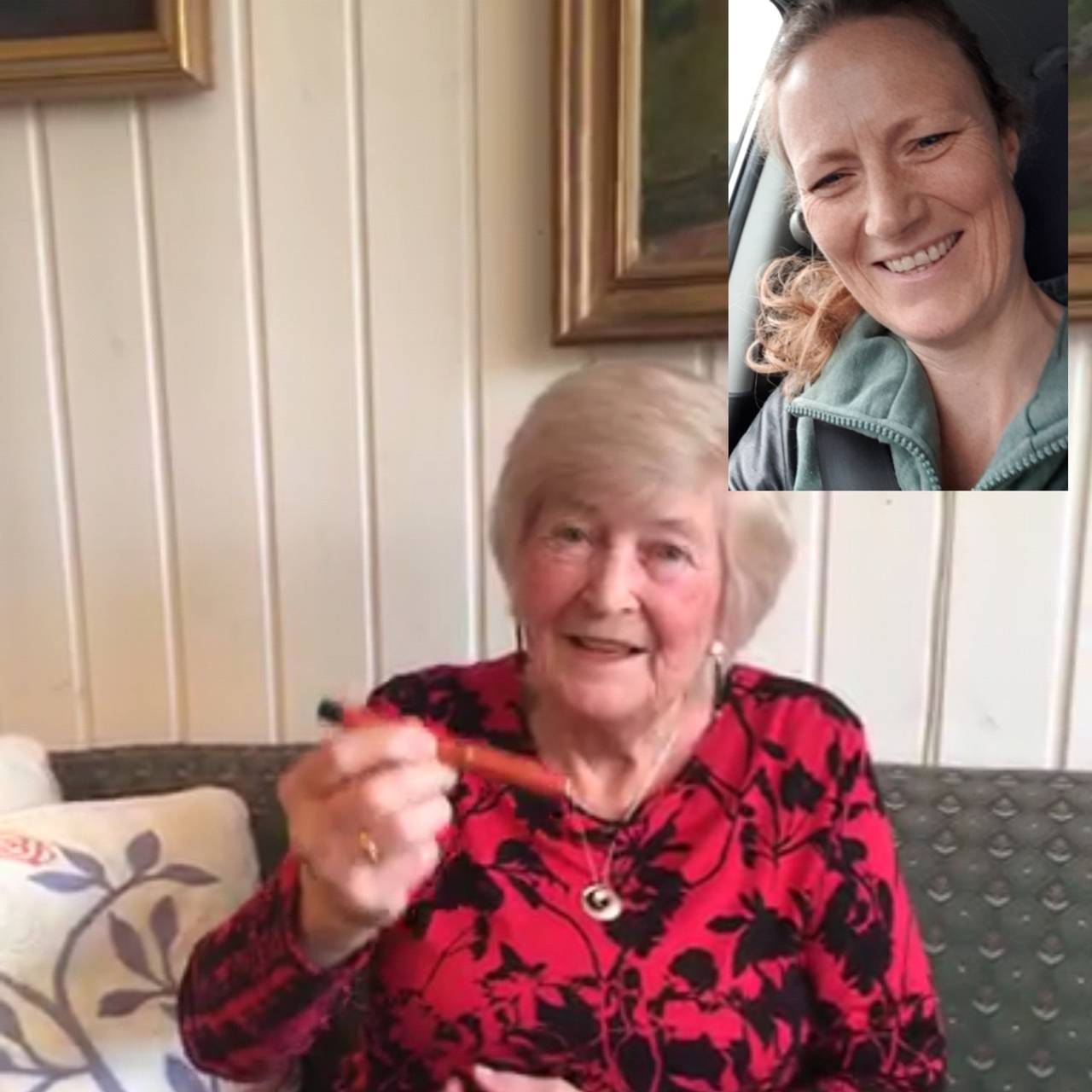 Unni Syse mottek ektemannens fyllepenn, over 70 år etter at pennen blei tatt frå han under krigen. Reporter Gøril Grov Sørdal får sjå når ho åpner konvolutten frå arkivet i Tyskland.