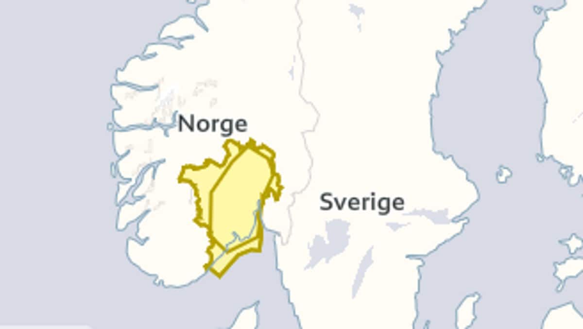 Advarer mot masse regn på Østlandet