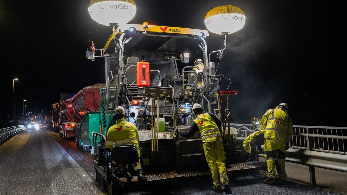 Asfaltering i Bod&oslash; kan gi ventetid og st&oslash;y