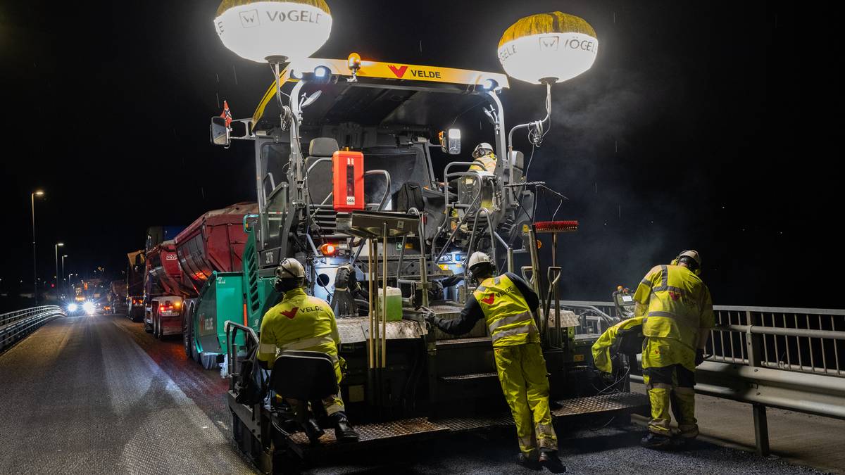 Asfaltering kan gi ventetid og støy i Bodø