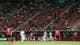 Paul Childs / REUTERS,NTB ledige seter på stadion i guadalajara mellom tsjekkia og korea