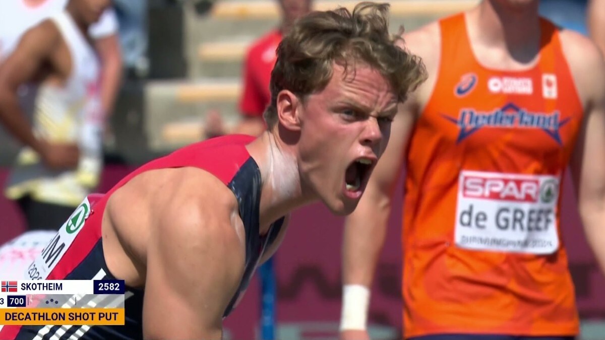 Skotheim med jubelbrøl – i medaljekampen