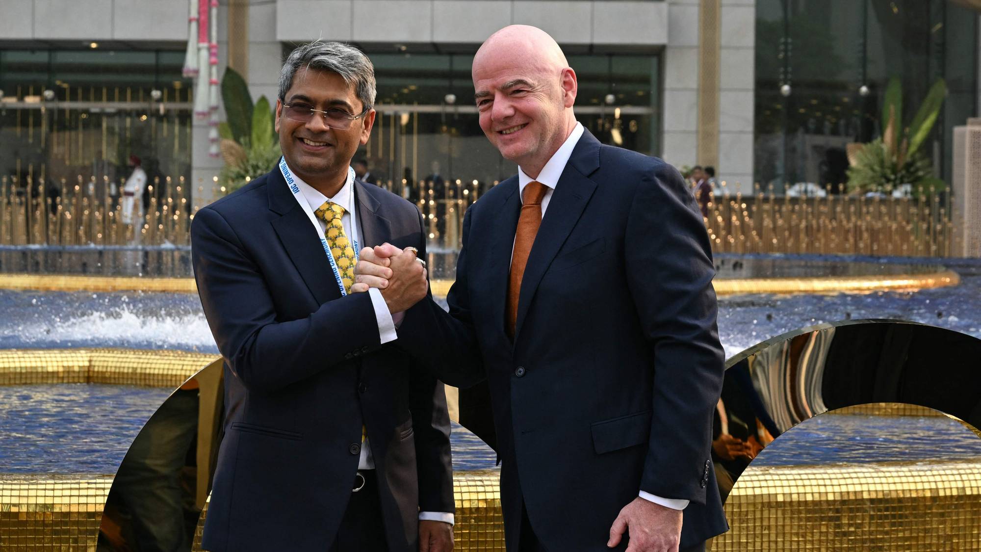 Fifa-presidenten i India.