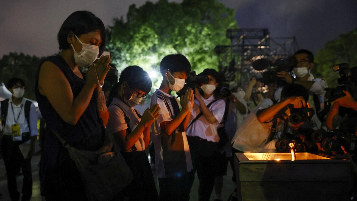 Hiroshima ber om fred på 77-årsdag