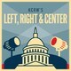 Logo til podkasten "Left, right & center" fra KCRW.