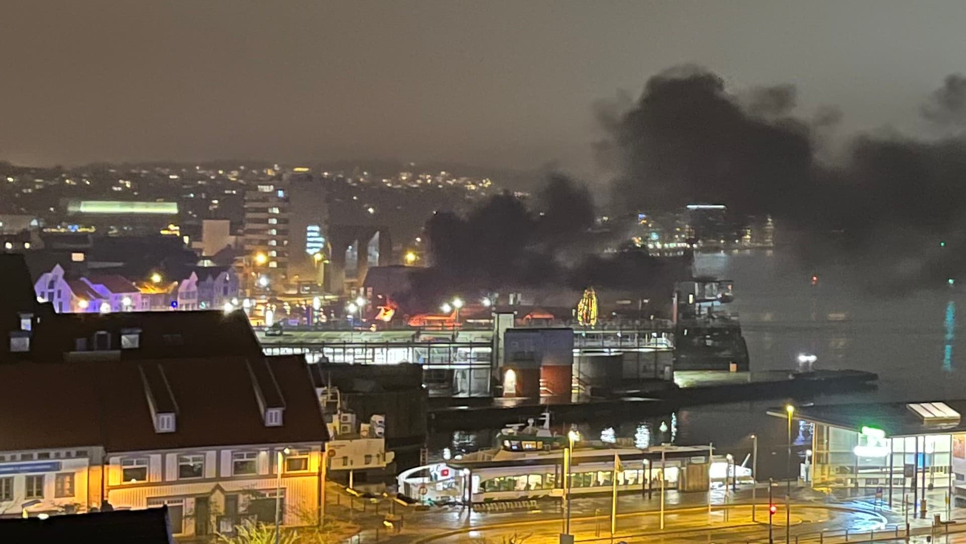 Fire Near Stavanger Ice Rink