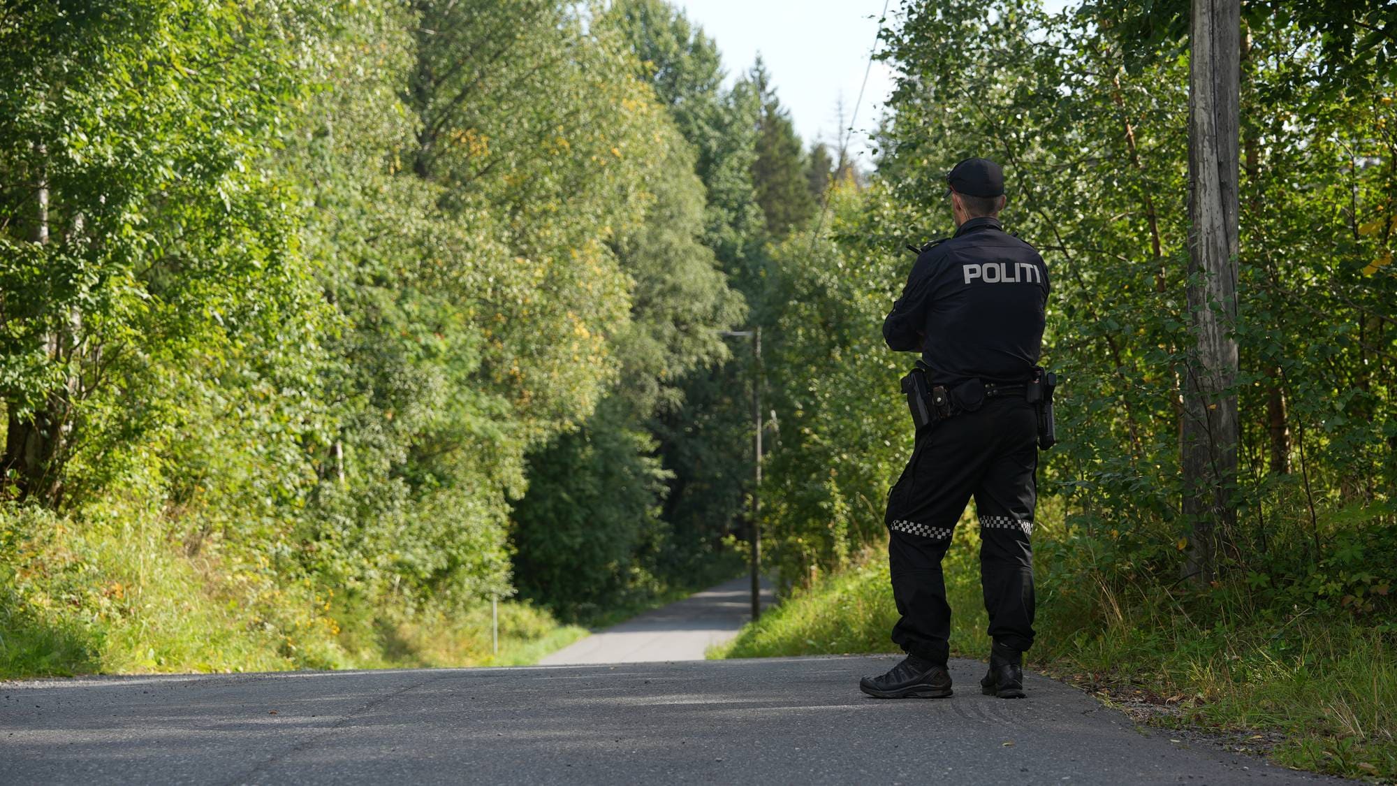 politimann på vei