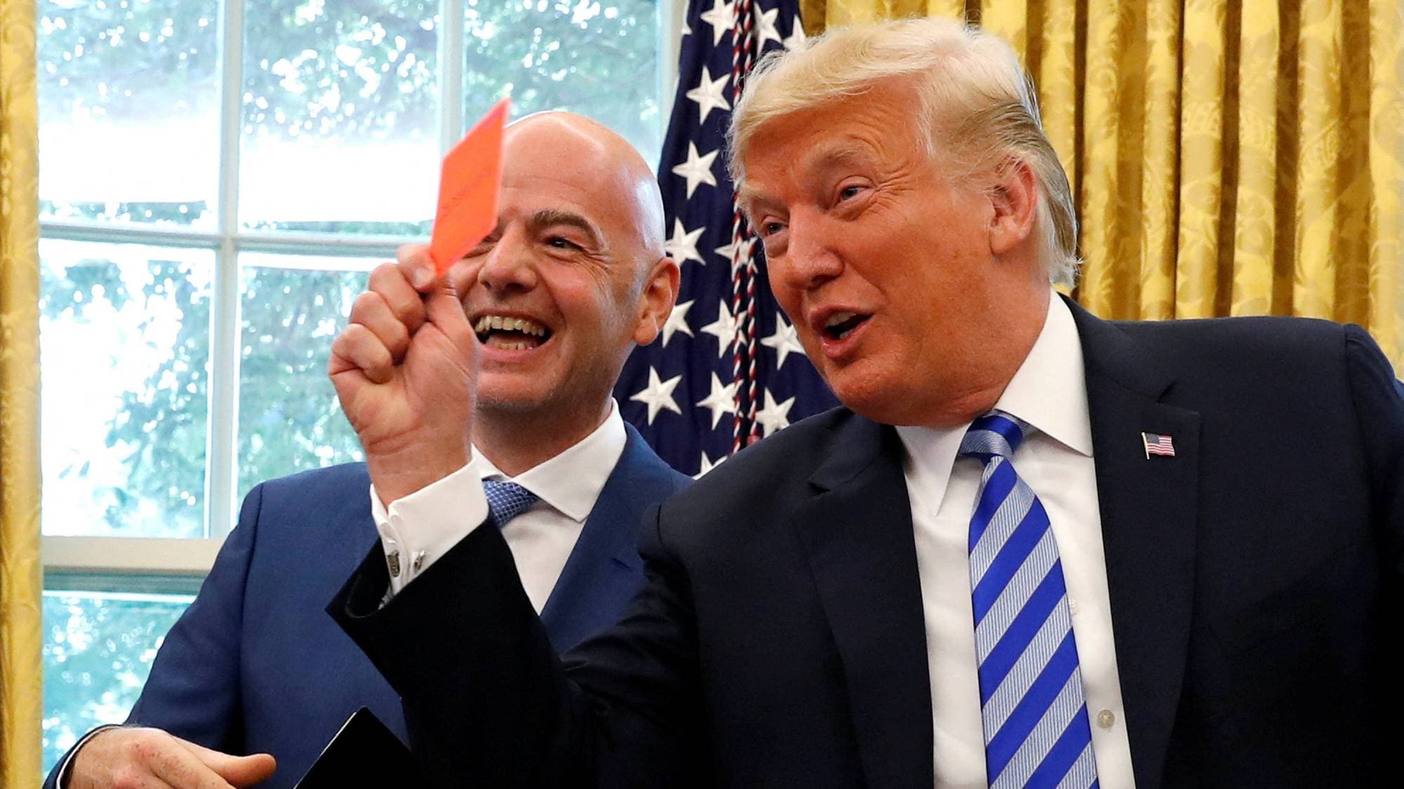 Gianni Infantino og Donald Trump