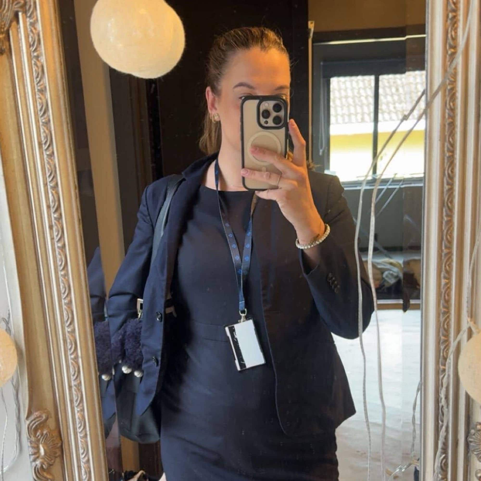 Rebecca Grading sammen med kjæreste Thor Andreas Helland på Color Line Hybrid Strømstad - Sandefjord 