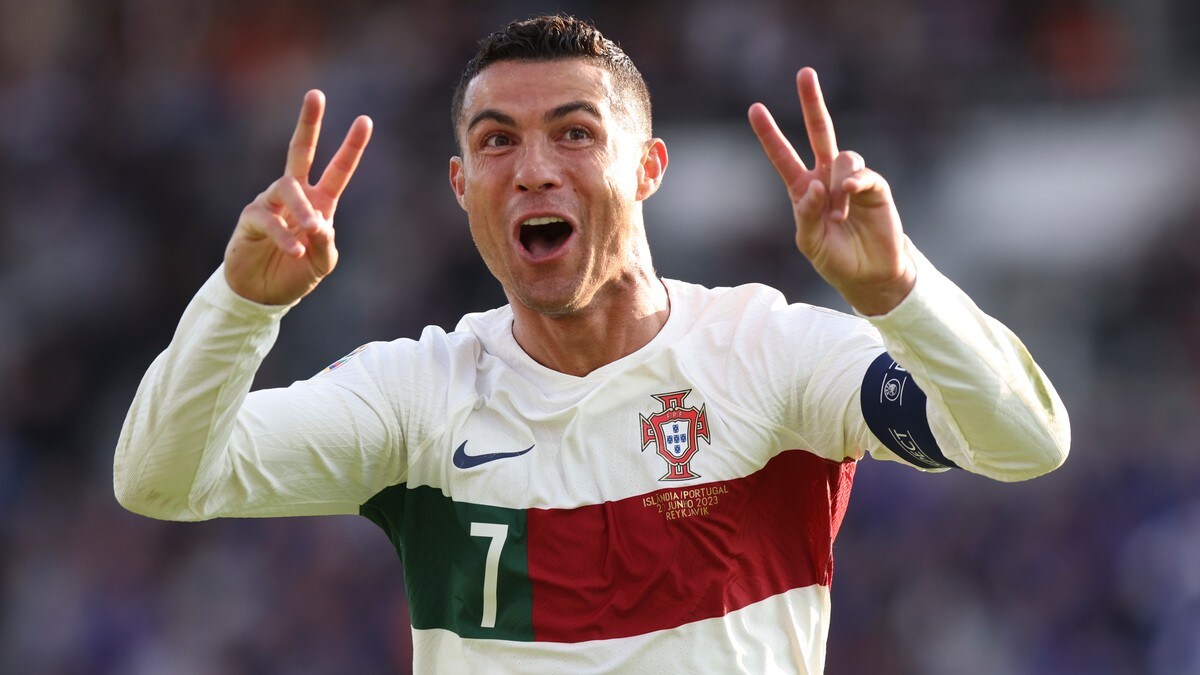 Ronaldo scoret i siste minutt i sin 200. landskamp