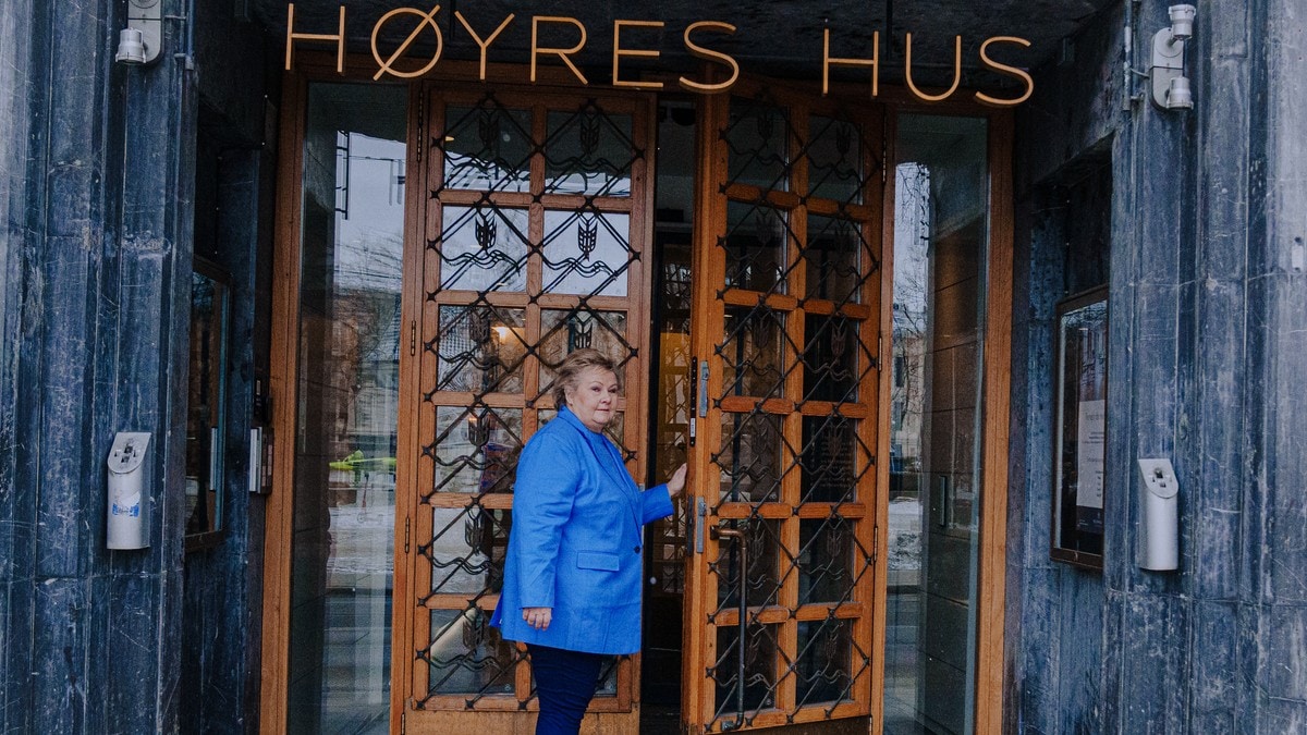 Se direkte: Erna Solberg holder sin siste tale som Høyre-leder