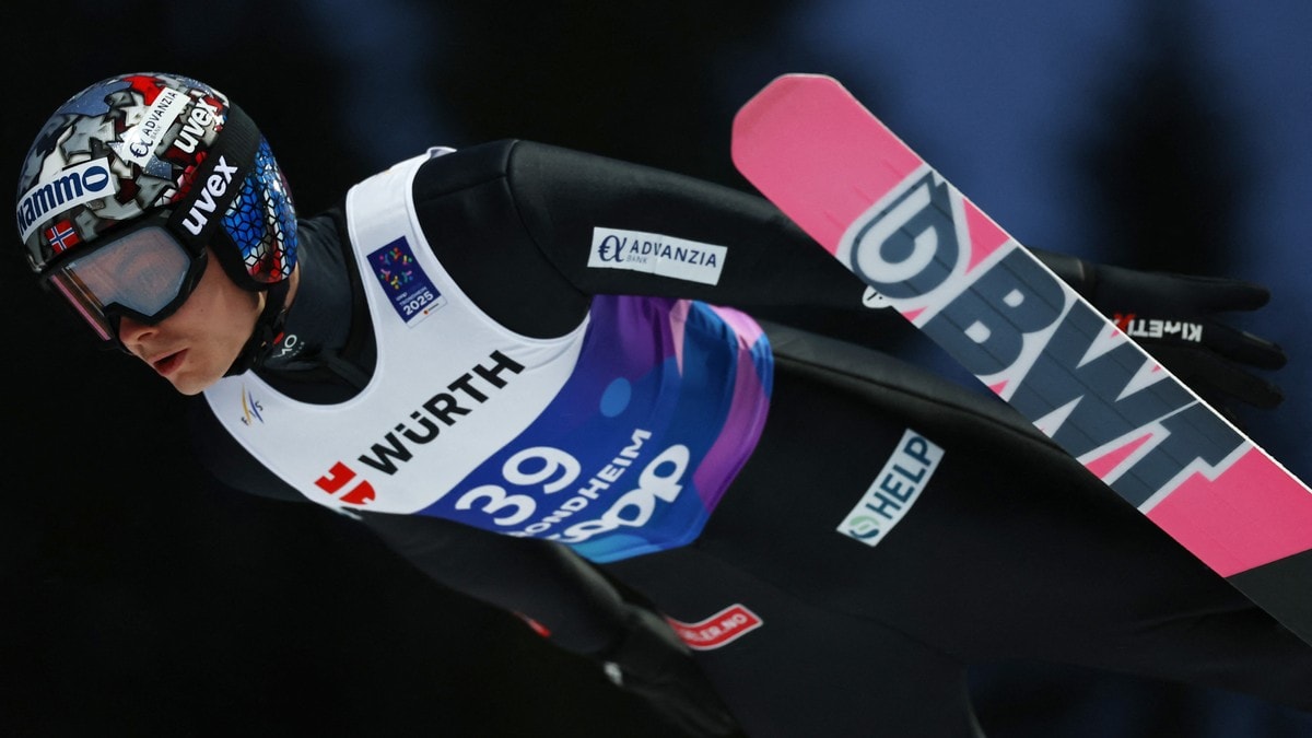 Marius Lindvik tok VM-gull