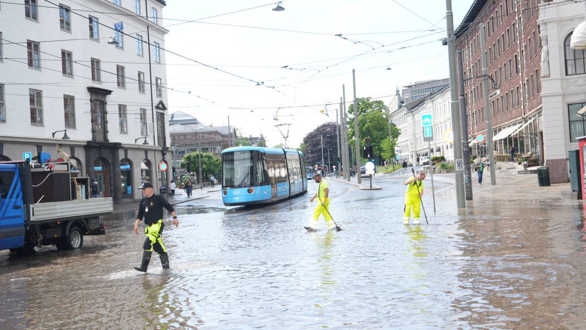 Oslo fikk halve regnkvoten 20 minutter