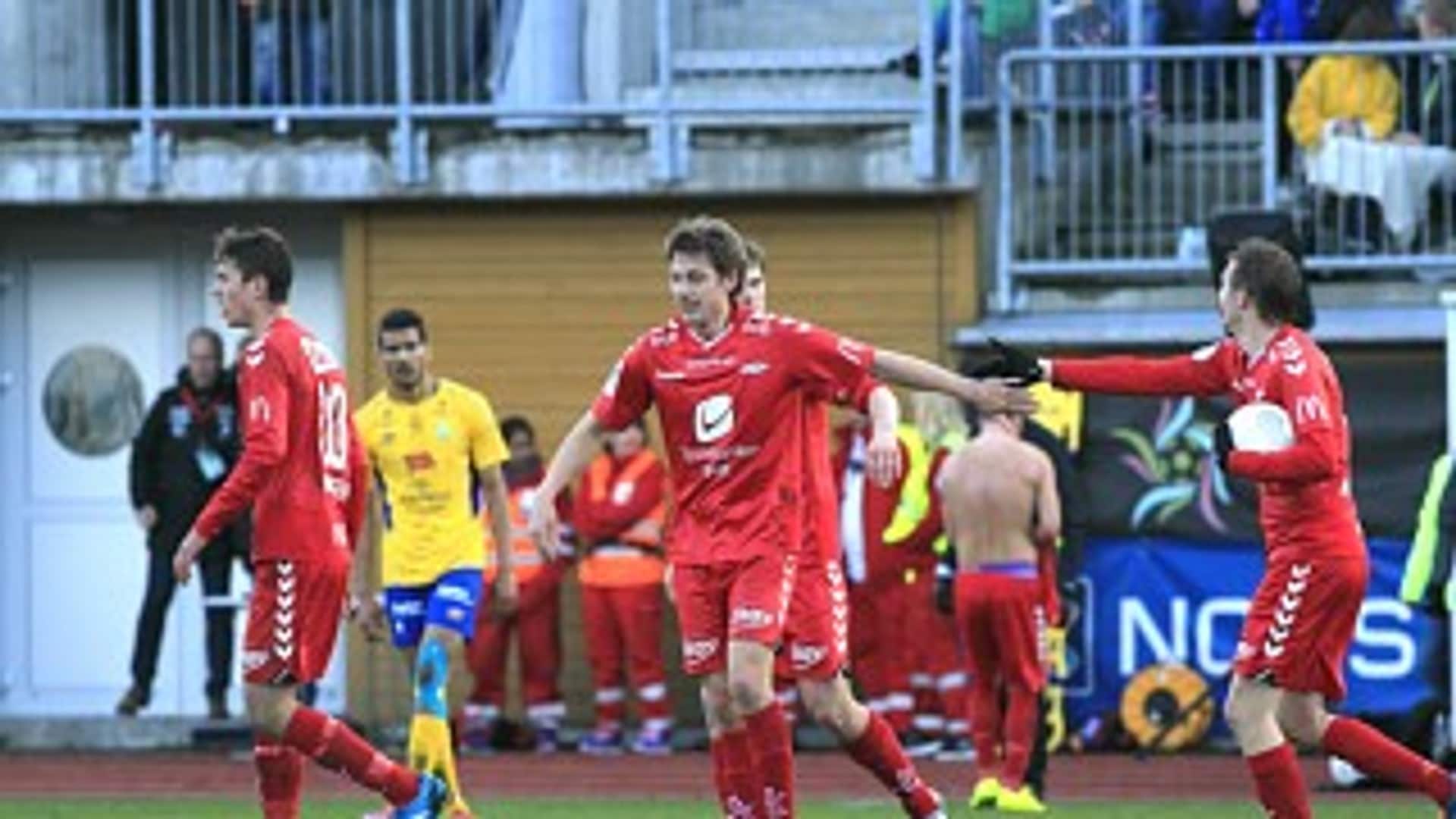 Jakob Orlov berger ett poeng for Brann NRK