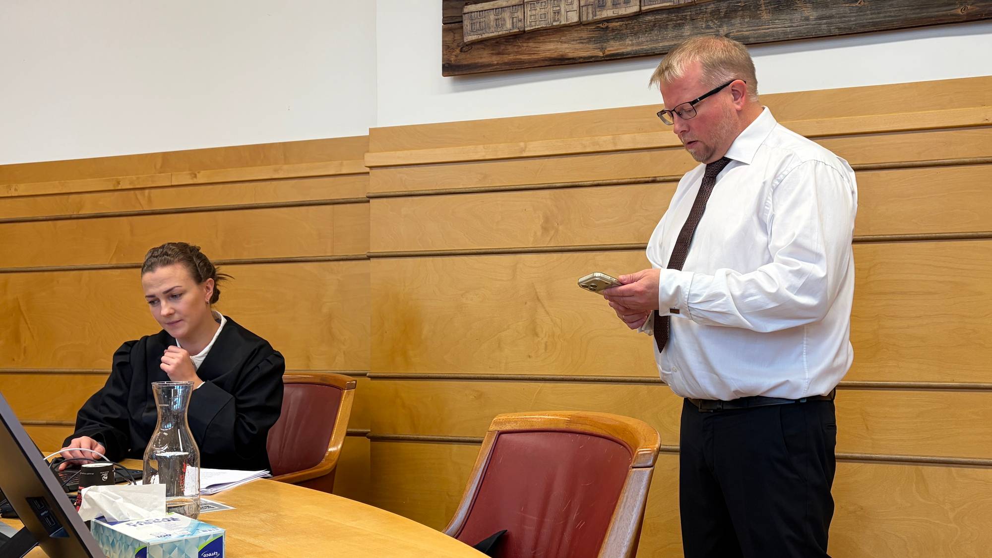 Stian Henriksen og Christine Kalsvik i frostating lagmannsrett