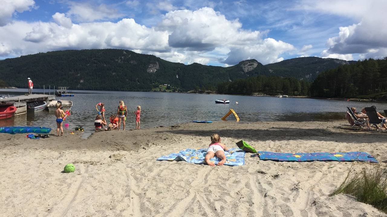Dei kvite strendene i Nisser