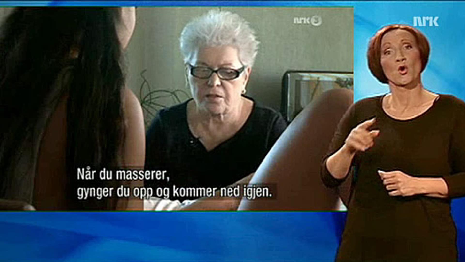 Trekant-orgasme på tegnspråk – NRK