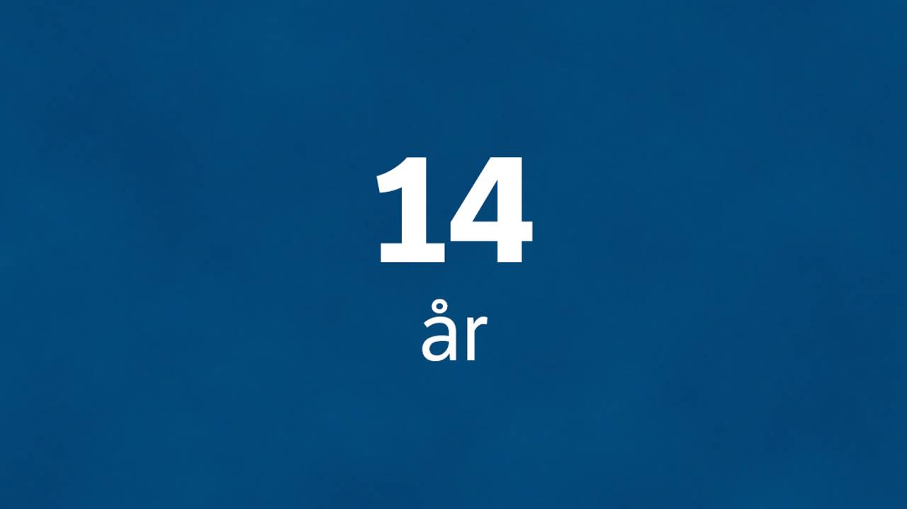 14 år